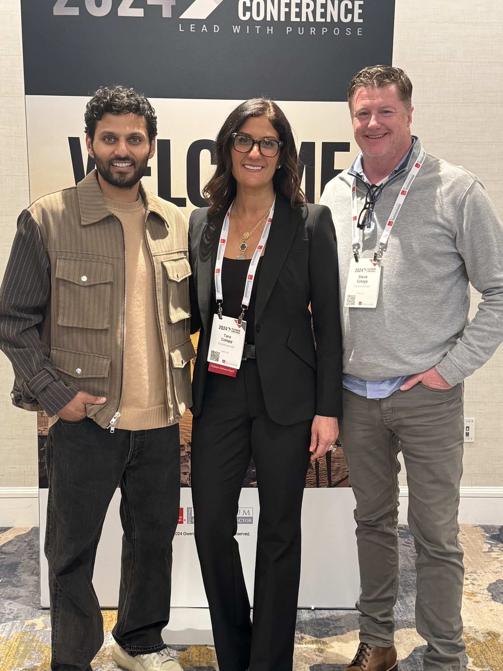 Steve and Tara Colopy with best-selling author and speaker, Jay Shetty.