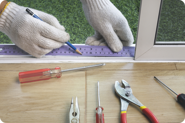 measuring window sill