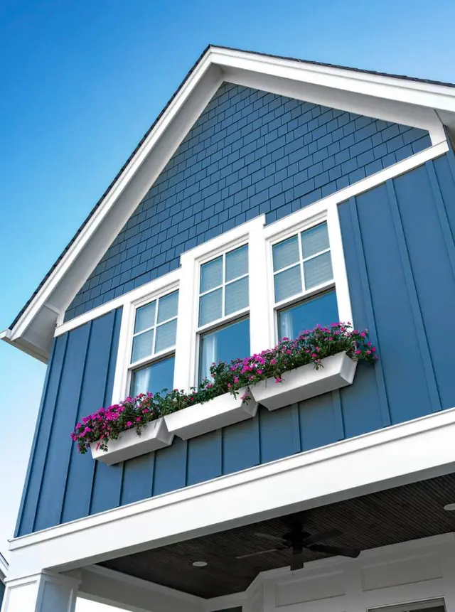 James Hardie Blue Siding