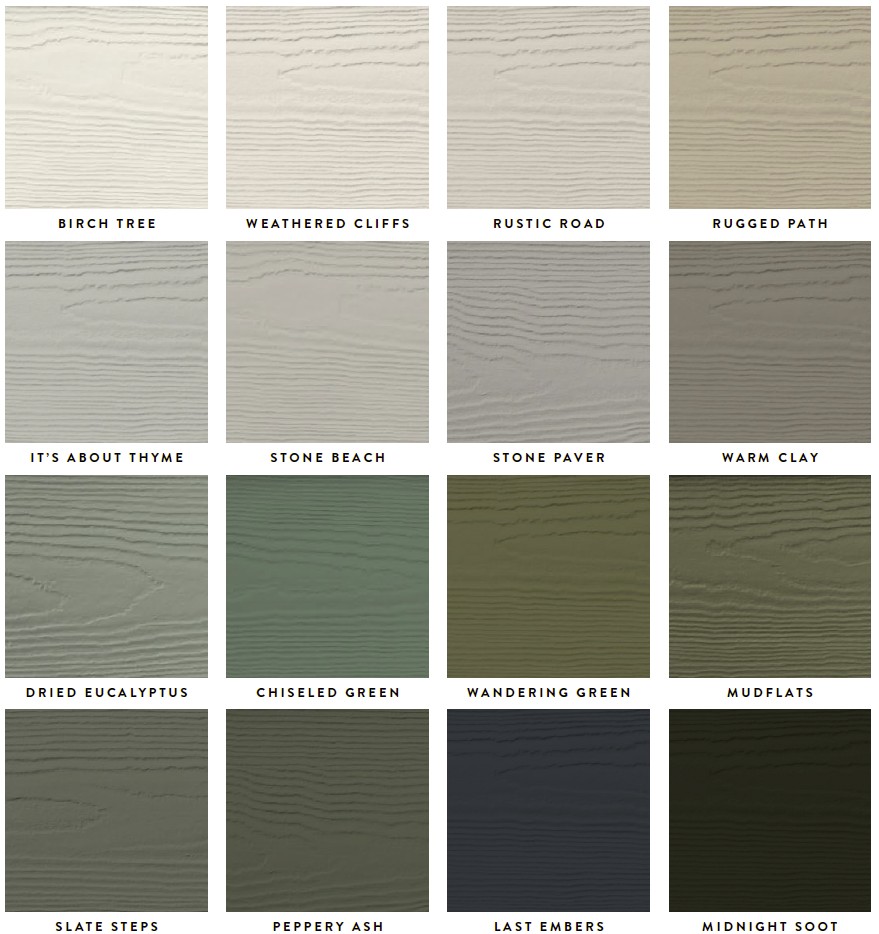 James Hardie Magnolia Colors