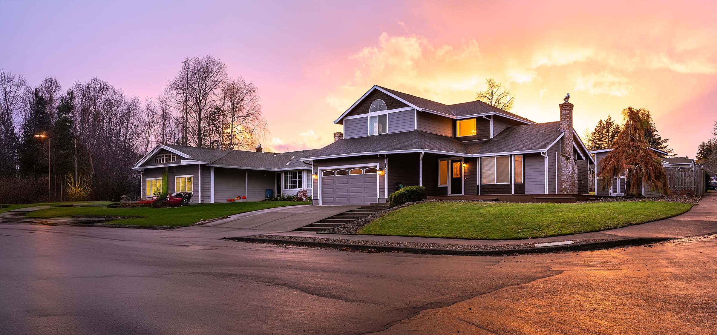 Picture of large residential home exterior.