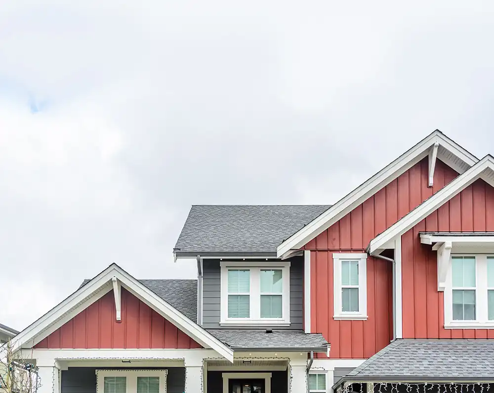 Home with new siding, windows and roof