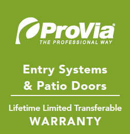 Provia Entry Systems & Patio Doors Warranty