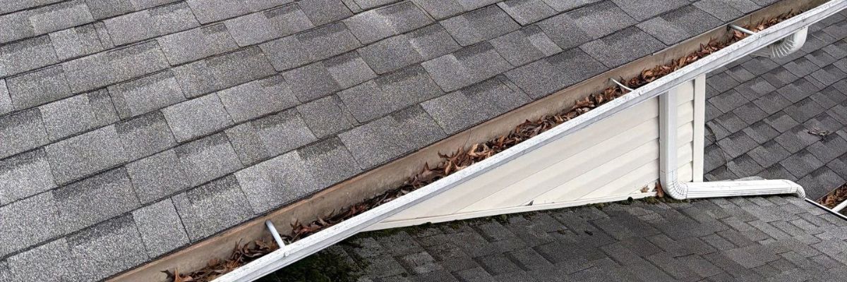 The Third Estimate crew inspecting roof and gutters at a residential home in Hudson, OH